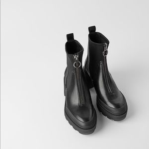 Zara Lug Sole Ankle Boot